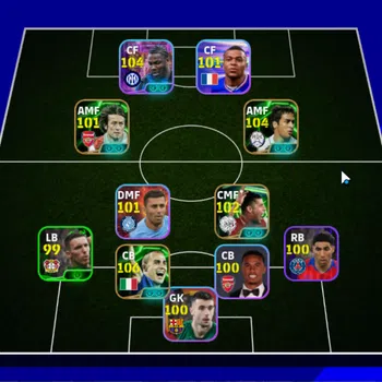 eFootball Starter Mobile|F Cannavaro,Raul,BlitzCurler(Desire Doue),V image 1