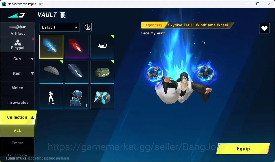 Blood Strike Accounts ASIA | ULTRA MELEE: Talon Knife - Sanctum | BLEACH image 3