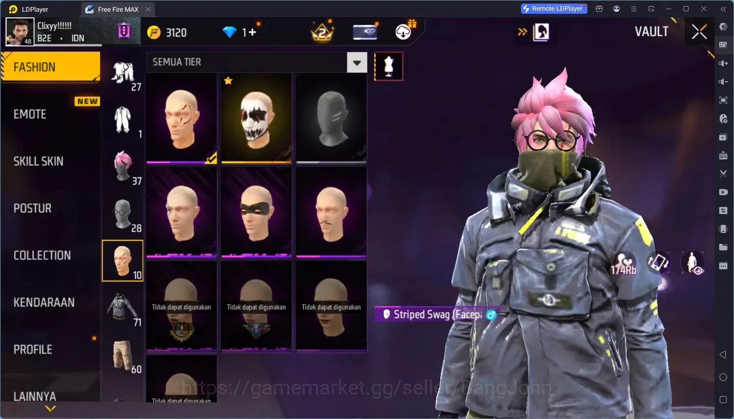 Free Fire Accounts Indonesia|Vault 86|Evo(AB-Destiny Guardian Lv7) |  image 11