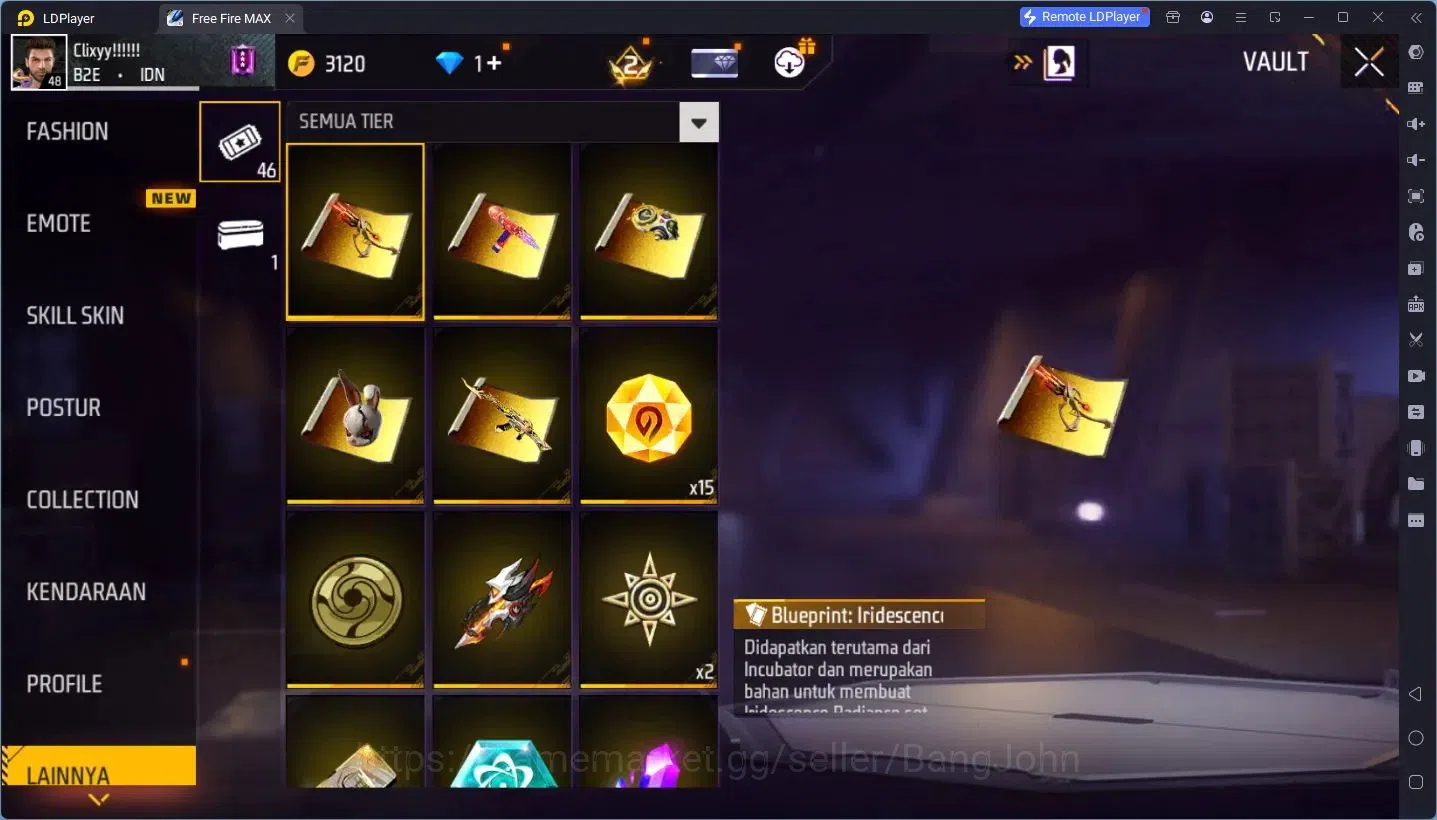 Free Fire Accounts Indonesia|Vault 86|Evo(AB-Destiny Guardian Lv7) |  image 16