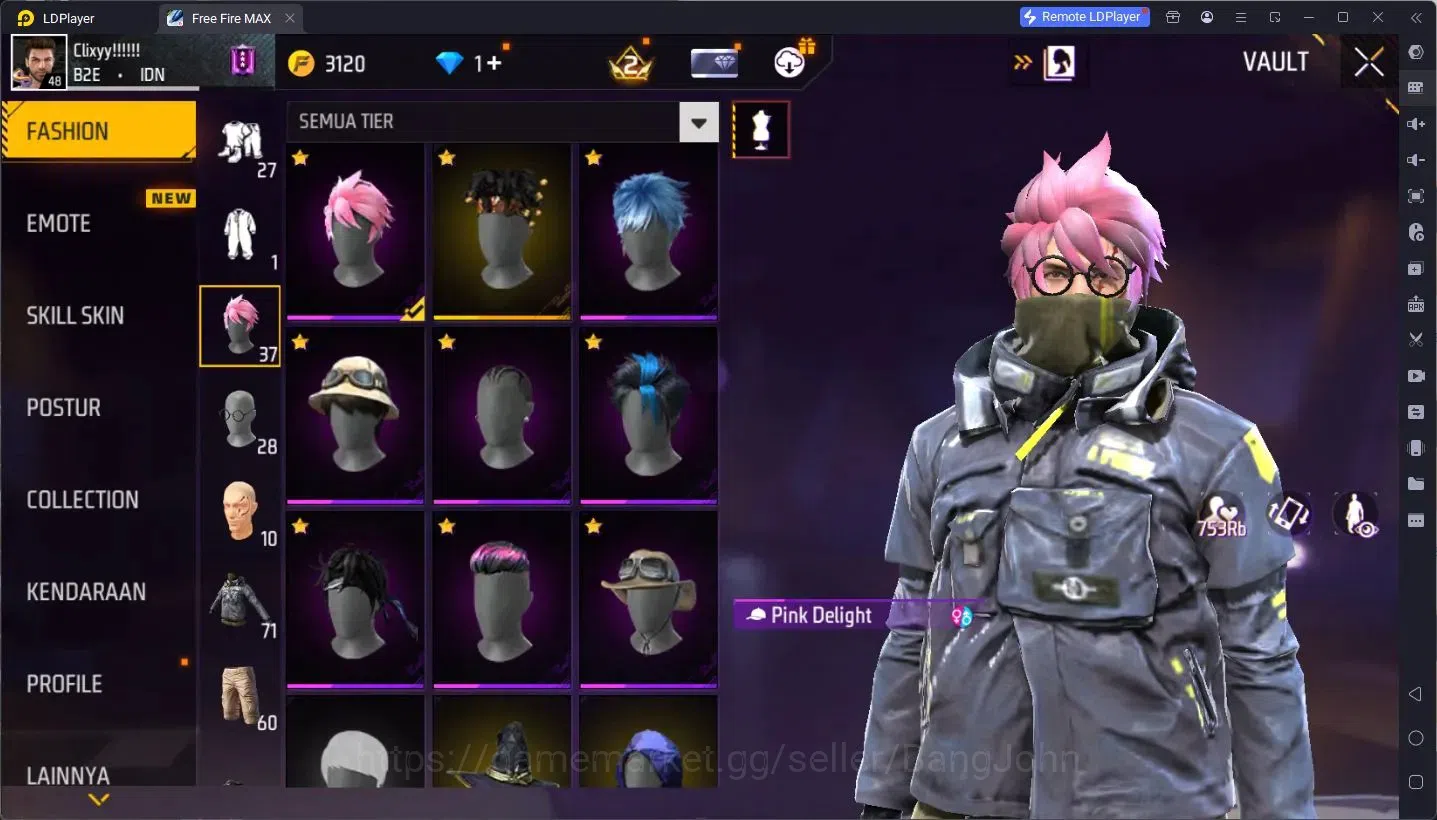 Free Fire Accounts Indonesia|Vault 86|Evo(AB-Destiny Guardian Lv7) |  image 9