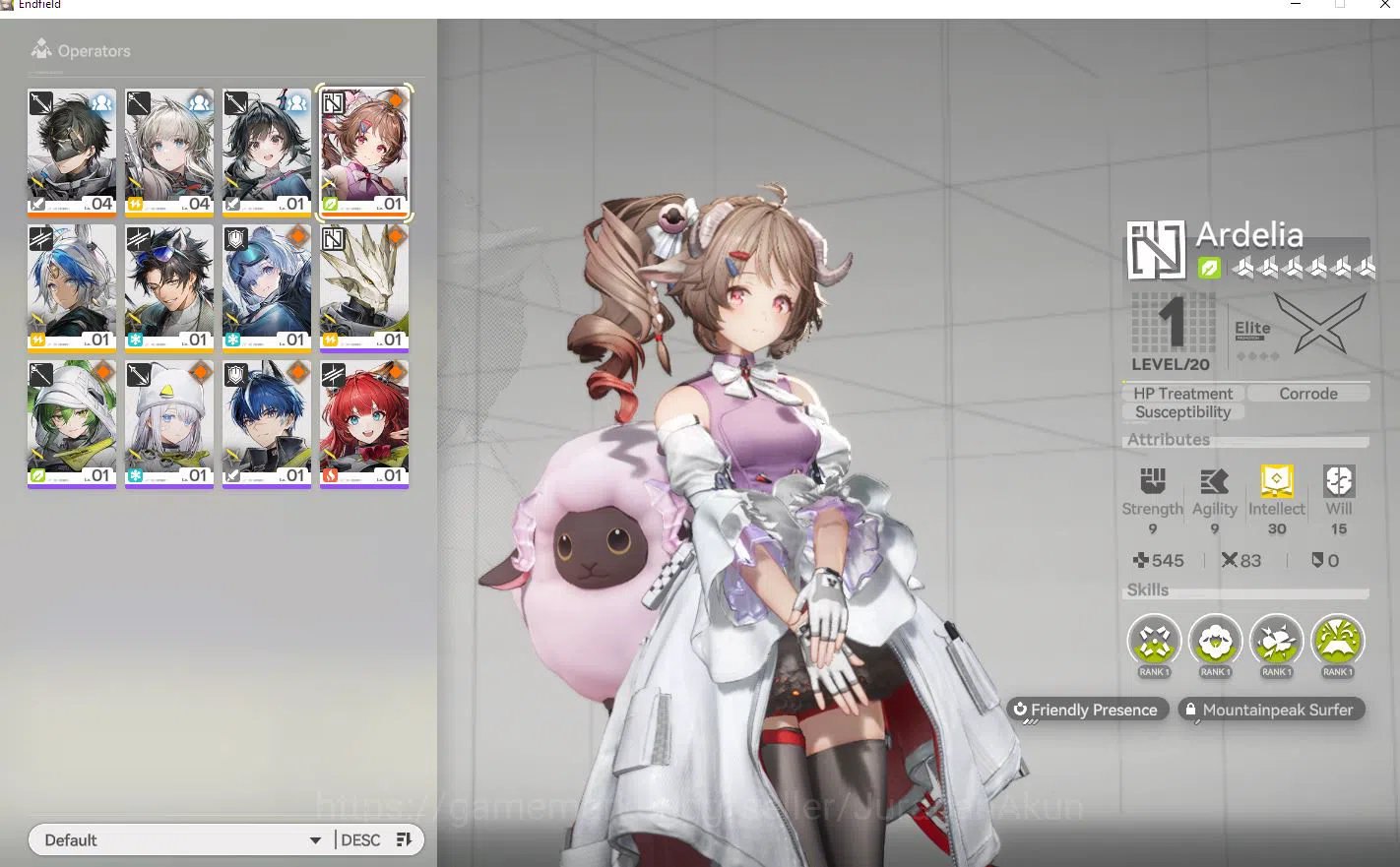 Arknights: Endfield Accounts ASIA| Fresh Starter | Ardelia P2 + 2 Weapon 6S + 5 SR Character |Skip Tutorial| GrypLink