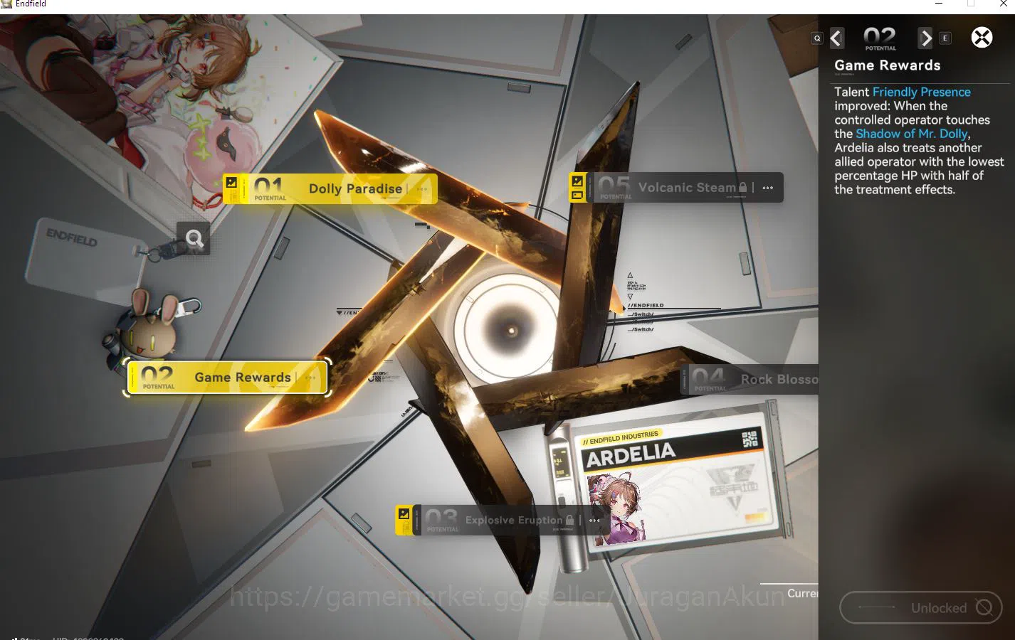Arknights: Endfield Accounts ASIA| Fresh Starter | Ardelia P2 + 2 Weapon 6S + 5 SR Character |Skip Tutorial| GrypLink 2