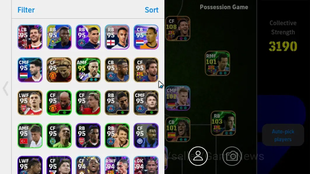 eFootball Accounts Android|3 Bigtime Ronaldinho,DiegoForlan,Lionel Me image 3