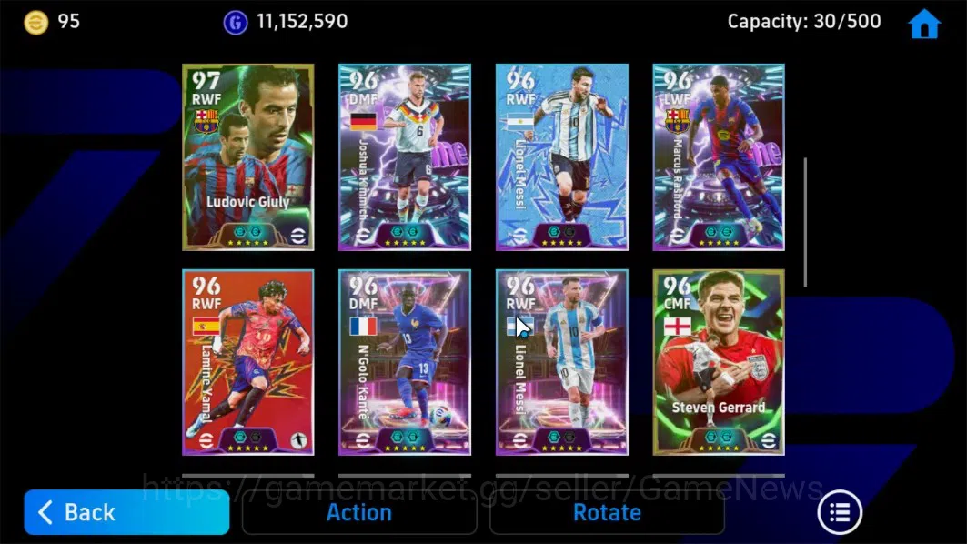 eFootball Accounts Android|3 Bigtime Ronaldinho,DiegoForlan,Lionel Me image 8