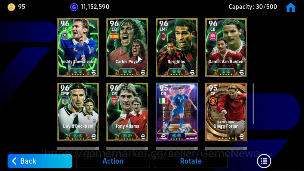 eFootball Accounts Android|3 Bigtime Ronaldinho,DiegoForlan,Lionel Me image 9