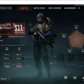 Arena Breakout Accounts High Value MOBILE | LVL 30 |SV 59,4 M|CV 31,4 m|weapon skin LR-AR1 Decree,LR AR2 KOI more detail cek
