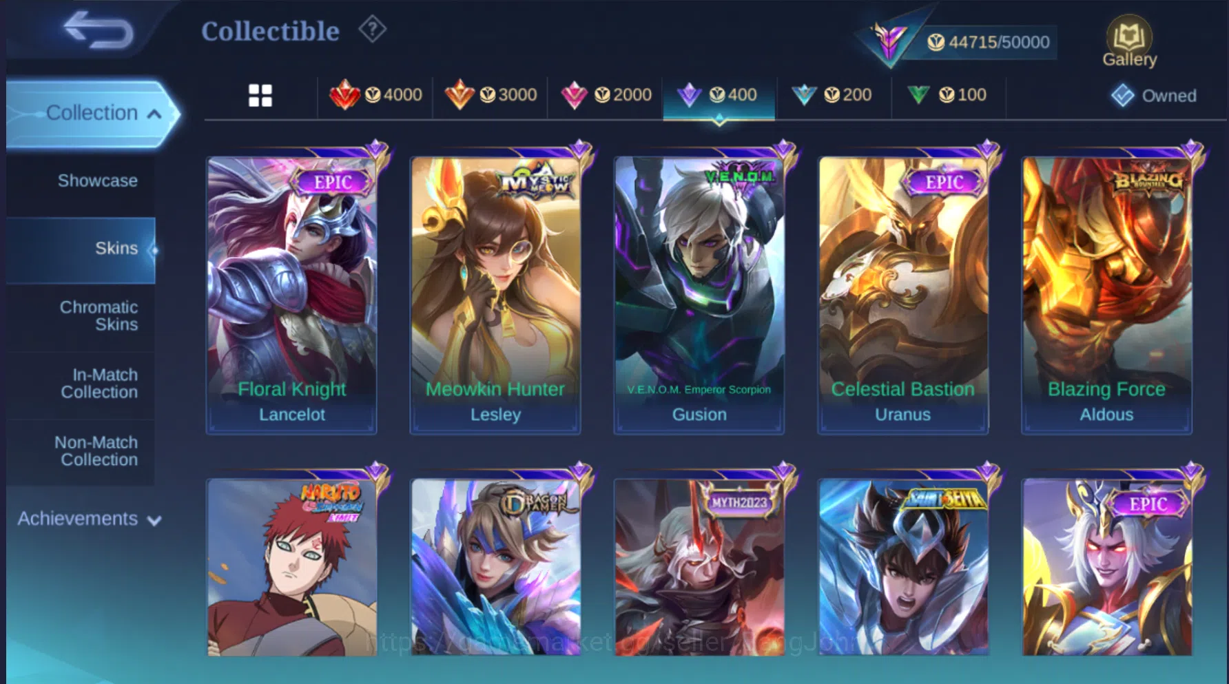 Mobile Legends: Bang Bang Accounts Others Hero 127 | Skin 209 | Lightborn Fanny | Lightborn Alucard | Lightborn Tigreal 10