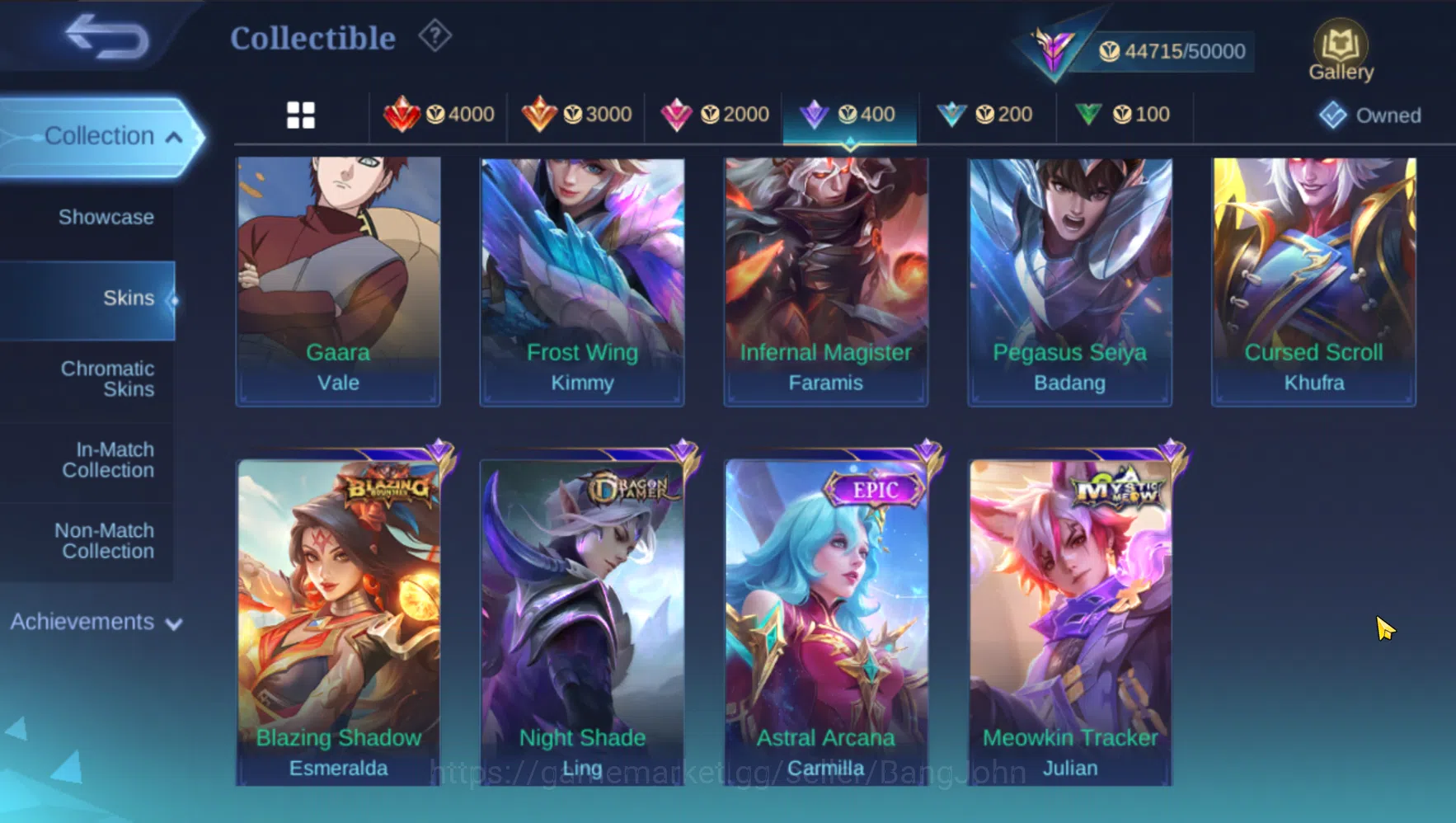 Mobile Legends: Bang Bang Accounts Others Hero 127 | Skin 209 | Lightborn Fanny | Lightborn Alucard | Lightborn Tigreal 12