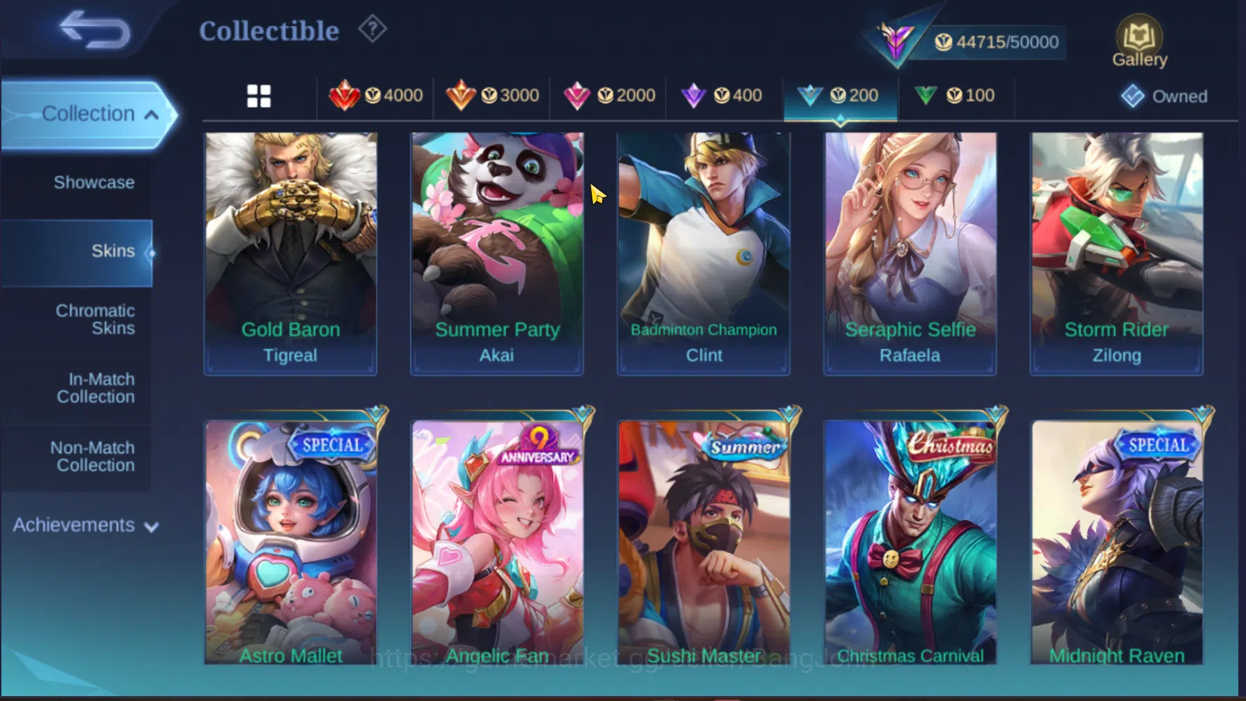 Mobile Legends: Bang Bang Accounts Others Hero 127 | Skin 209 | Lightborn Fanny | Lightborn Alucard | Lightborn Tigreal 13