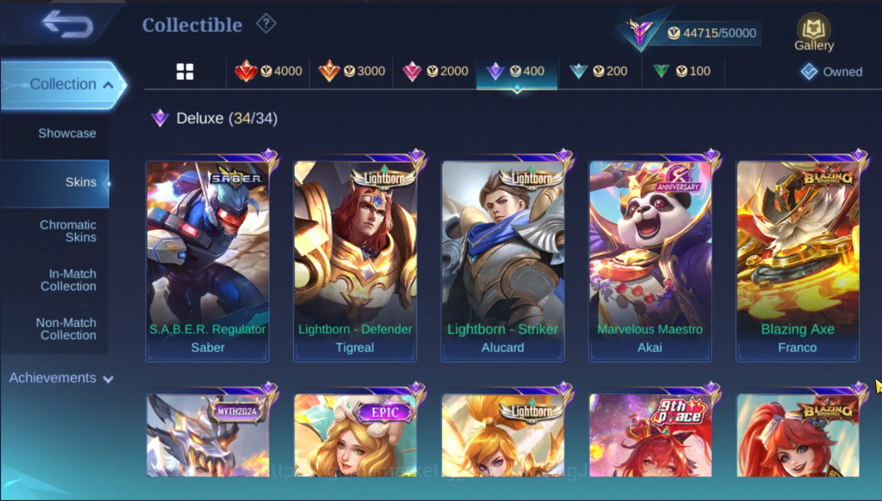 Mobile Legends: Bang Bang Accounts Others Hero 127 | Skin 209 | Lightborn Fanny | Lightborn Alucard | Lightborn Tigreal 6
