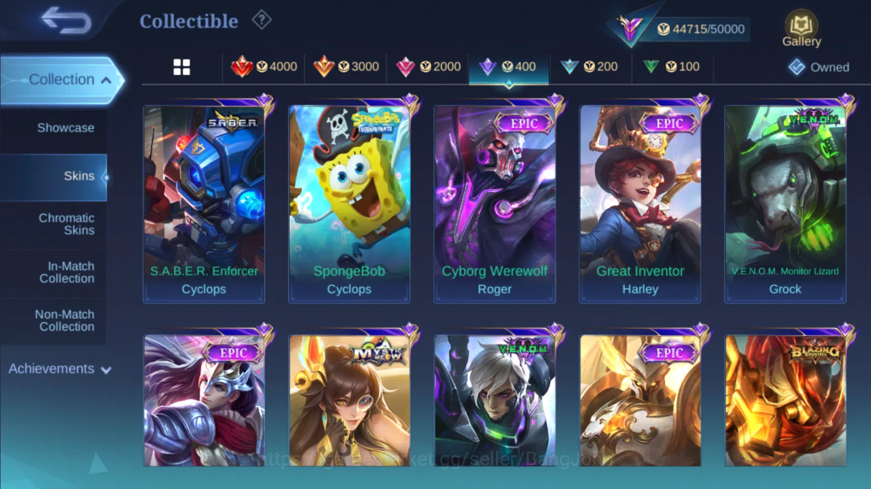 Mobile Legends: Bang Bang Accounts Others Hero 127 | Skin 209 | Lightborn Fanny | Lightborn Alucard | Lightborn Tigreal 9