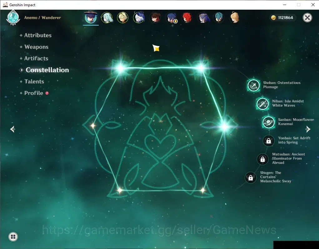 Genshin Impact Accounts ASIA|AR 55|2 Limited + 3 (*5Standard)|WandererC3+S image 5