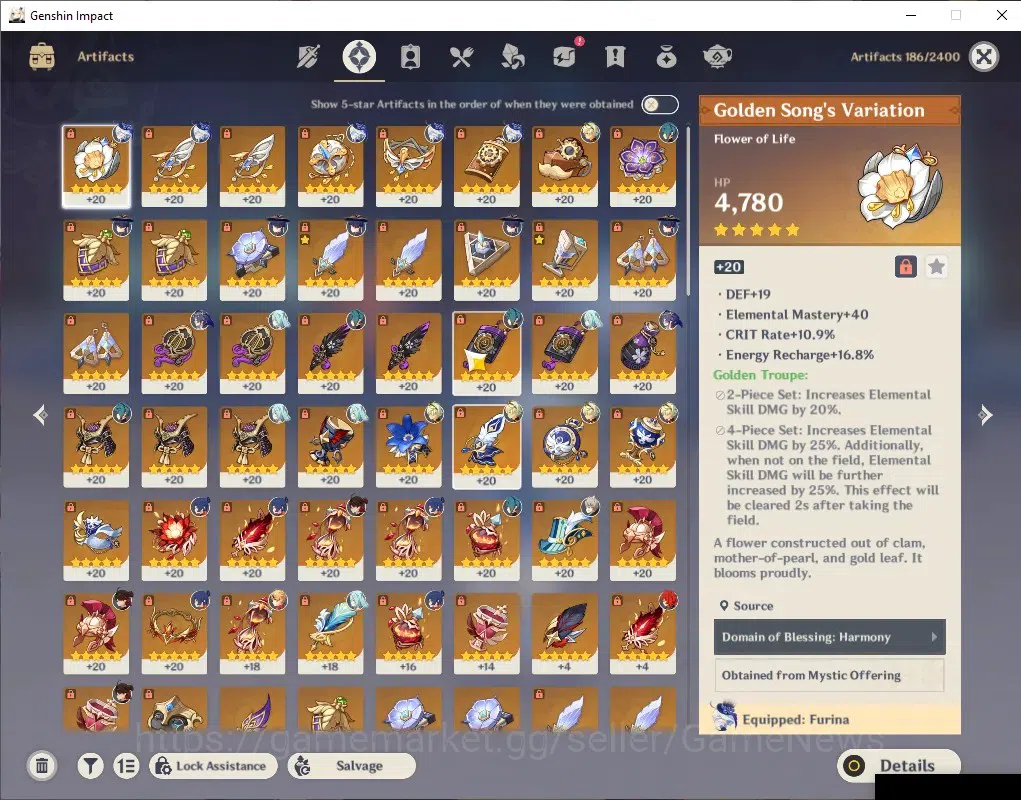 Genshin Impact Accounts ASIA|AR 55|2 Limited + 3 (*5Standard)|WandererC3+S image 7