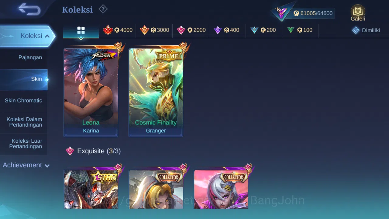 Mobile Legends: Bang Bang Others Hero 132 Skin 255 | Prime Granger | CC Benedetta | image 1