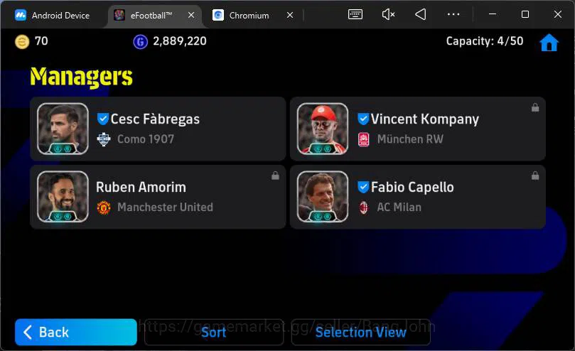 eFootball Accounts Android|Pw 3165|Pirlo + Gerrard + Raul + Park JS + image 5