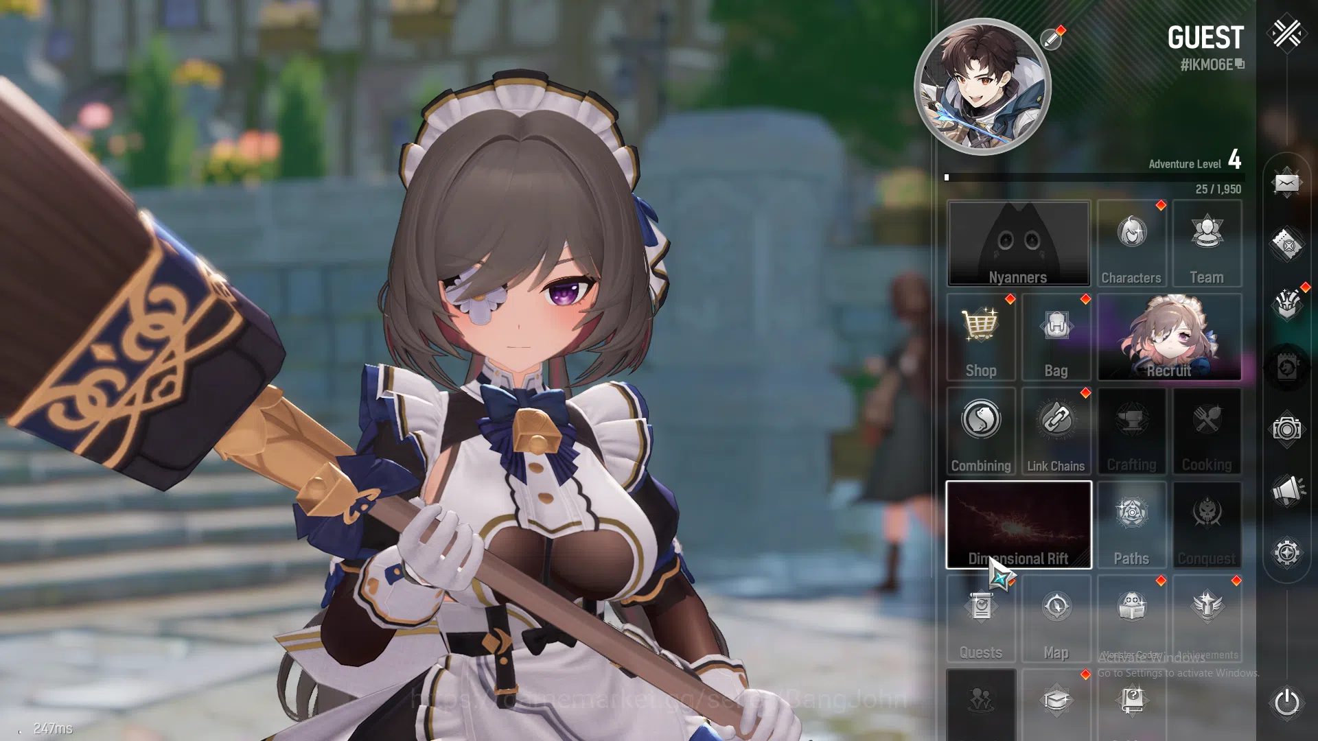 Mongil:Star Dive Accounts Global|Starter|2SSR(Esther,Jiwon)+Sign Flare|Log G image 1