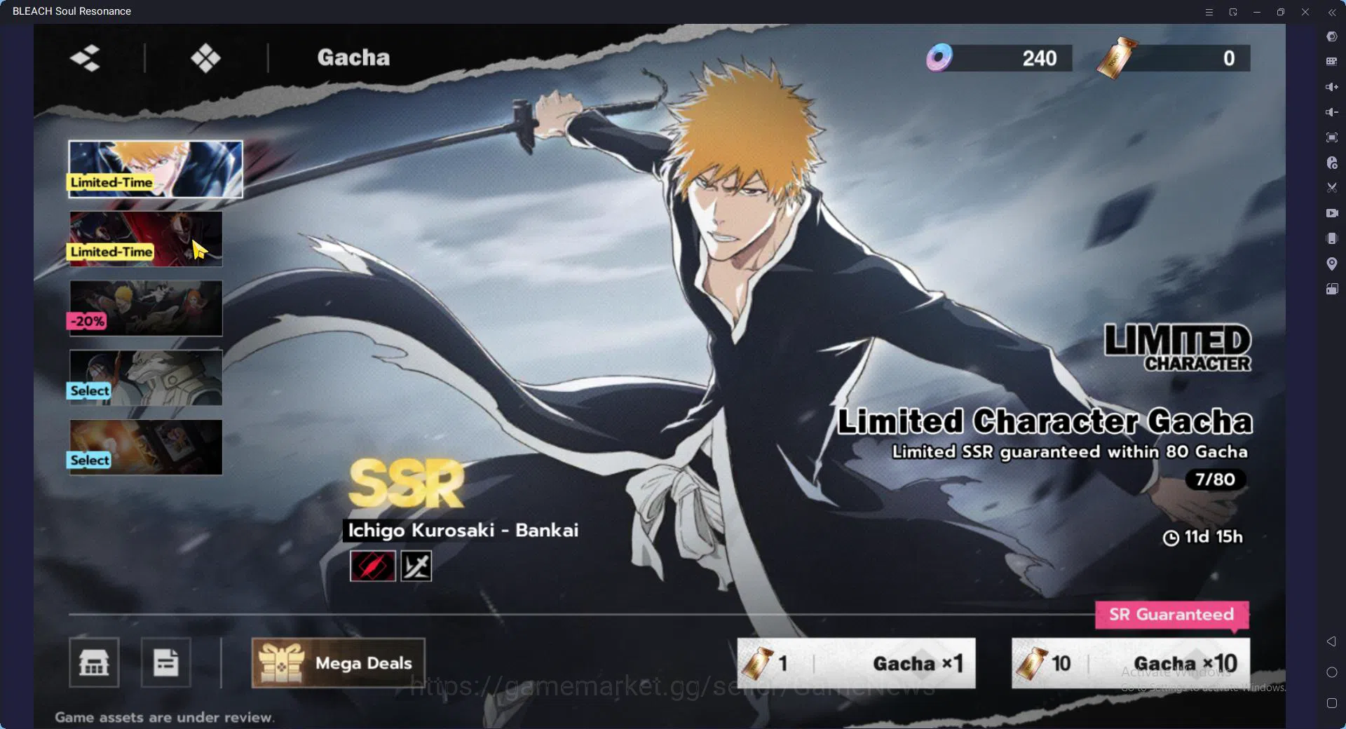 BLEACH: Soul Resonance Accounts [Nuverse SEA Server] Lv 21| 2 SSR (Ichigo Bankai & image 5