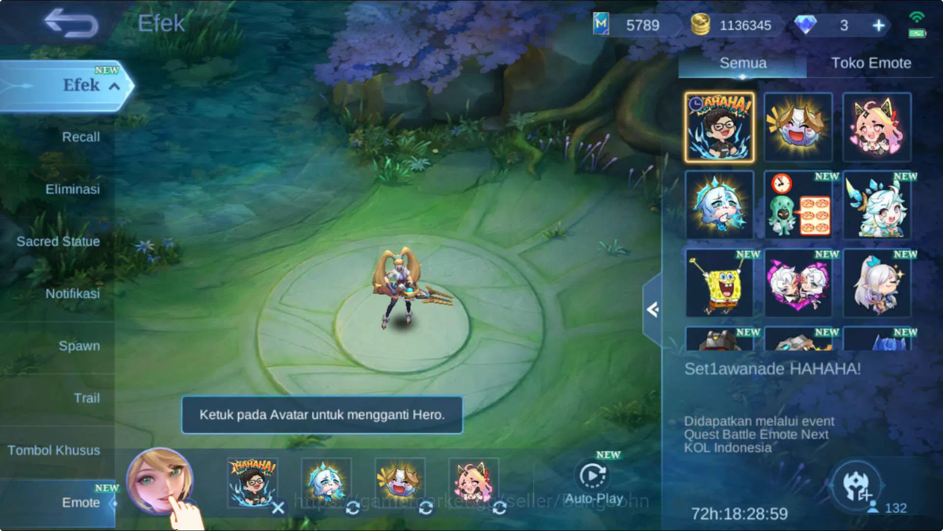 Mobile Legends: Bang Bang Accounts Hero 132 Skin 365 | ExGlory | KOF Dyrroth+Karina,  image 17