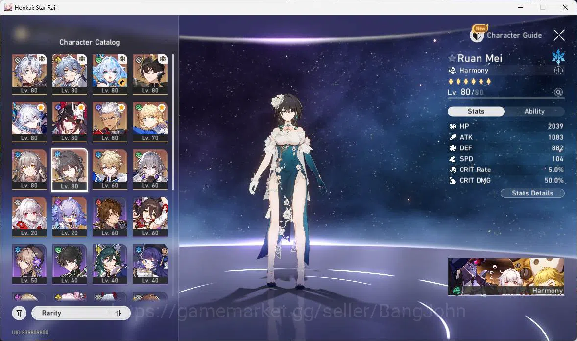 Honkai Star Rail Accounts ASIA | TL 66, phainon, sunday, cerydra, dan heng,  image 10
