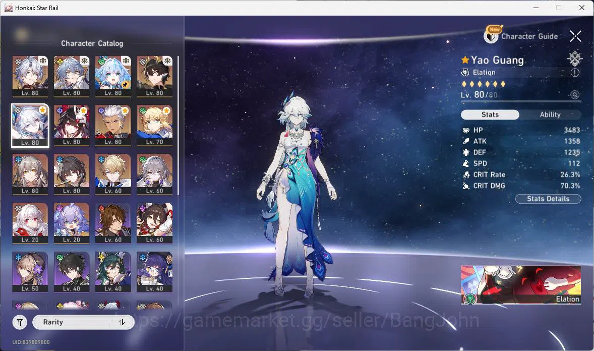 Honkai Star Rail Accounts ASIA | TL 66, phainon, sunday, cerydra, dan heng,  image 6