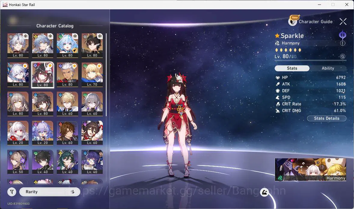 Honkai Star Rail Accounts ASIA | TL 66, phainon, sunday, cerydra, dan heng,  image 7