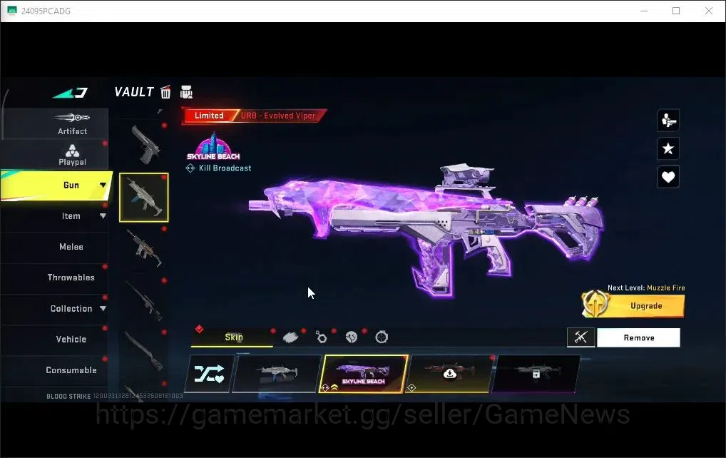 Blood Strike Accounts ASIA|ETERNAL DEagle|Melee ULTRA Butterfly Knife|Co image 10