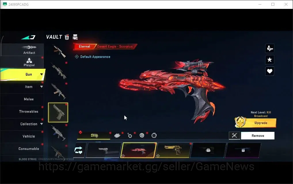 Blood Strike Accounts ASIA|ETERNAL DEagle|Melee ULTRA Butterfly Knife|Co image 11