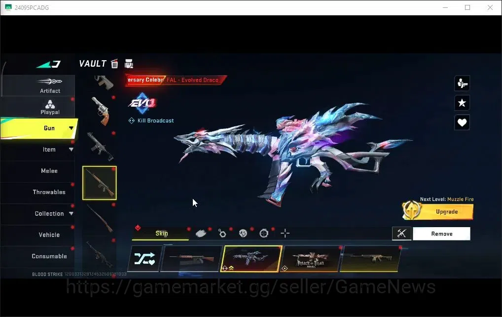 Blood Strike Accounts ASIA|ETERNAL DEagle|Melee ULTRA Butterfly Knife|Co image 6