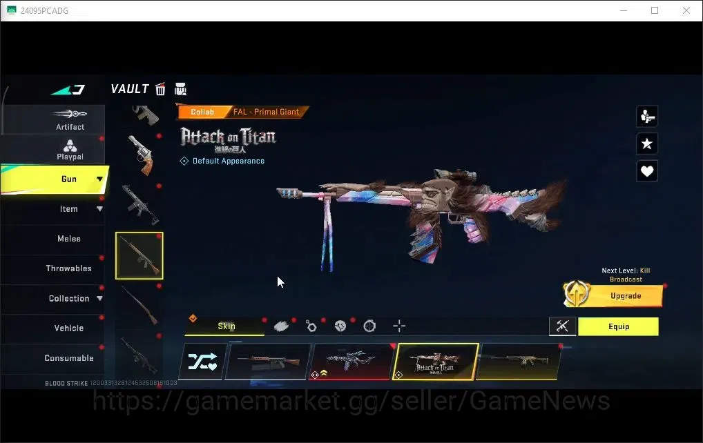 Blood Strike Accounts ASIA|ETERNAL DEagle|Melee ULTRA Butterfly Knife|Co image 7
