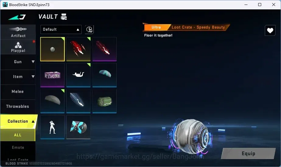 Blood Strike Accounts ASIA | ULTRA MELEE: Dual Blades - Perdition|1 ULTR image 4