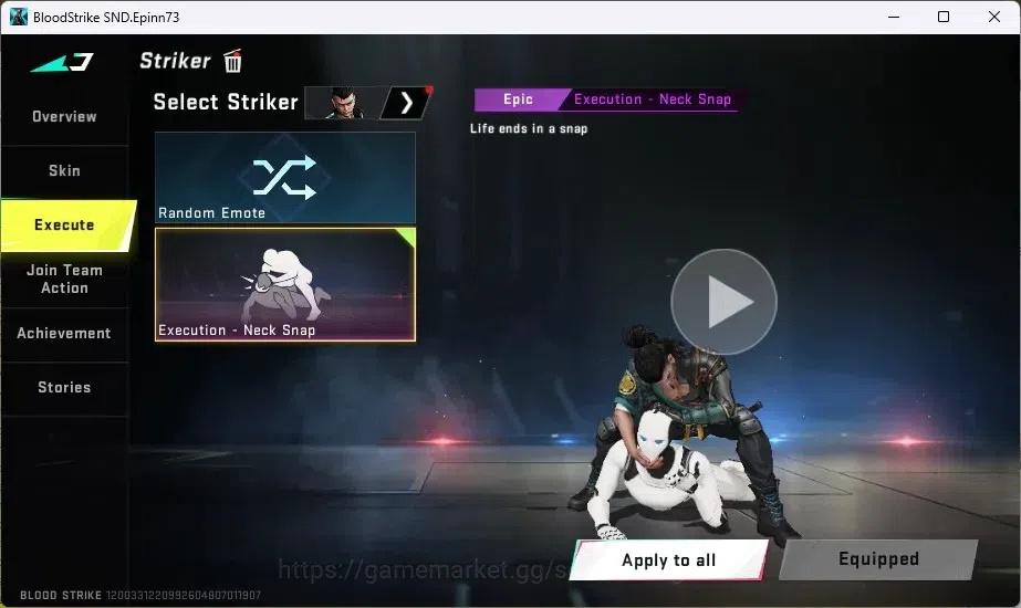 Blood Strike Accounts ASIA | ULTRA MELEE: Dual Blades - Perdition|1 ULTR image 5