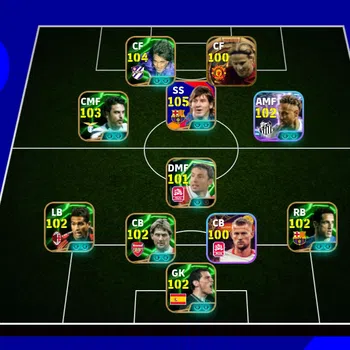 eFootball Accounts Legends & Iconic Players EFOOTBALL BEST ACCOUNT | BIGTIME D FORLAND,MESSI YOUNG OLD,G BATISTUTA,M VAN
