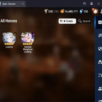 Epic Seven Accounts Starter Global Unverif|Best Starter|2 ML(Lisette,EWLudwig)|PoH+Bless ON|SideStory Unlocked|Gold