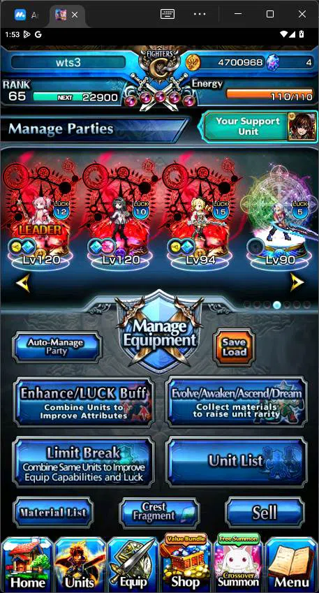 Grand Summoners Accounts GLOBAL|Ascend 4|Madoka Kaname(TW),Homura Akemi,Mam image 4