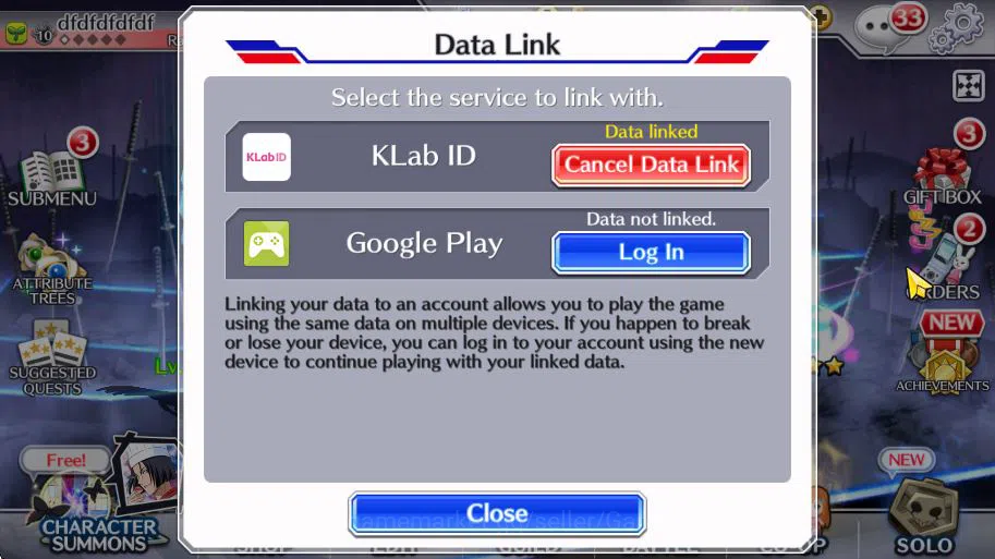 Bleach: Brave Souls Accounts [GLOBAL]50K Orb|Aizen TYBW26,Renewed(Byakuya,Aizen image 2