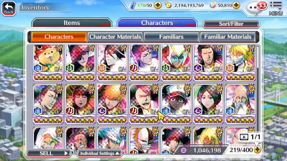 Bleach: Brave Souls Accounts [GLOBAL]50K Orb|Aizen TYBW26,Renewed(Byakuya,Aizen image 5