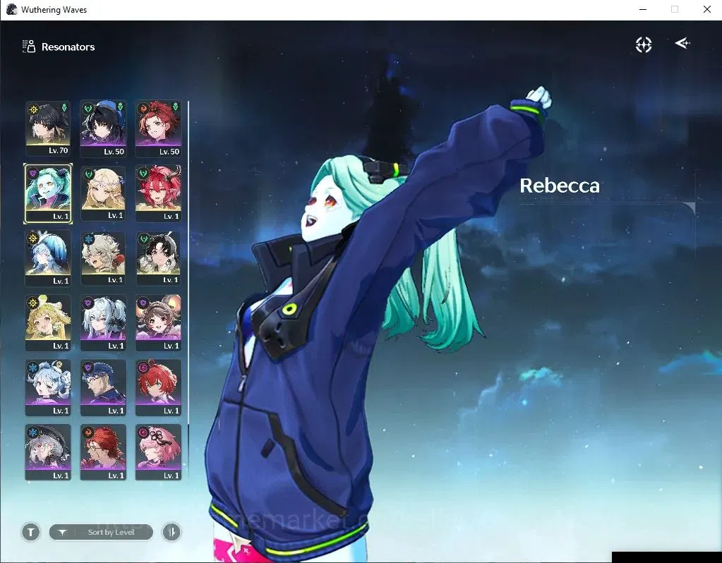 Wuthering Waves Accounts America|UL 45|4 Limit|Rebecca(Collab)| [Shorekeepe image 2