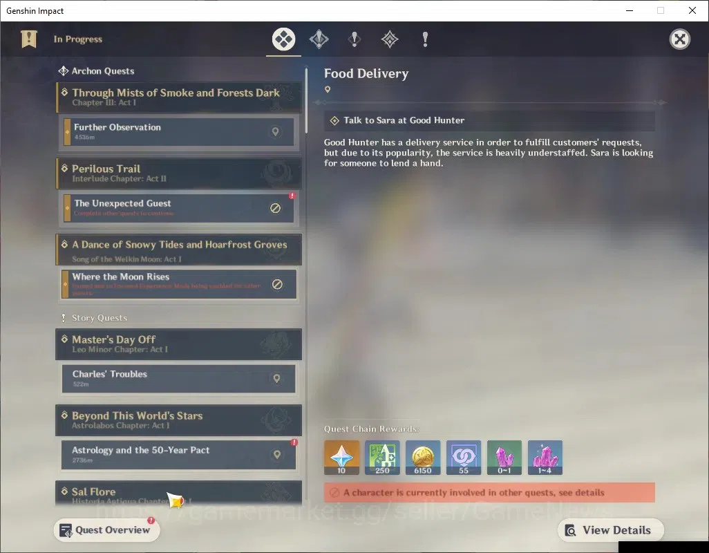 Genshin Impact Accounts ASIA|AR 55|8 Limited+6(*5Weapon)|[ArlecchinoC1,Yel image 17