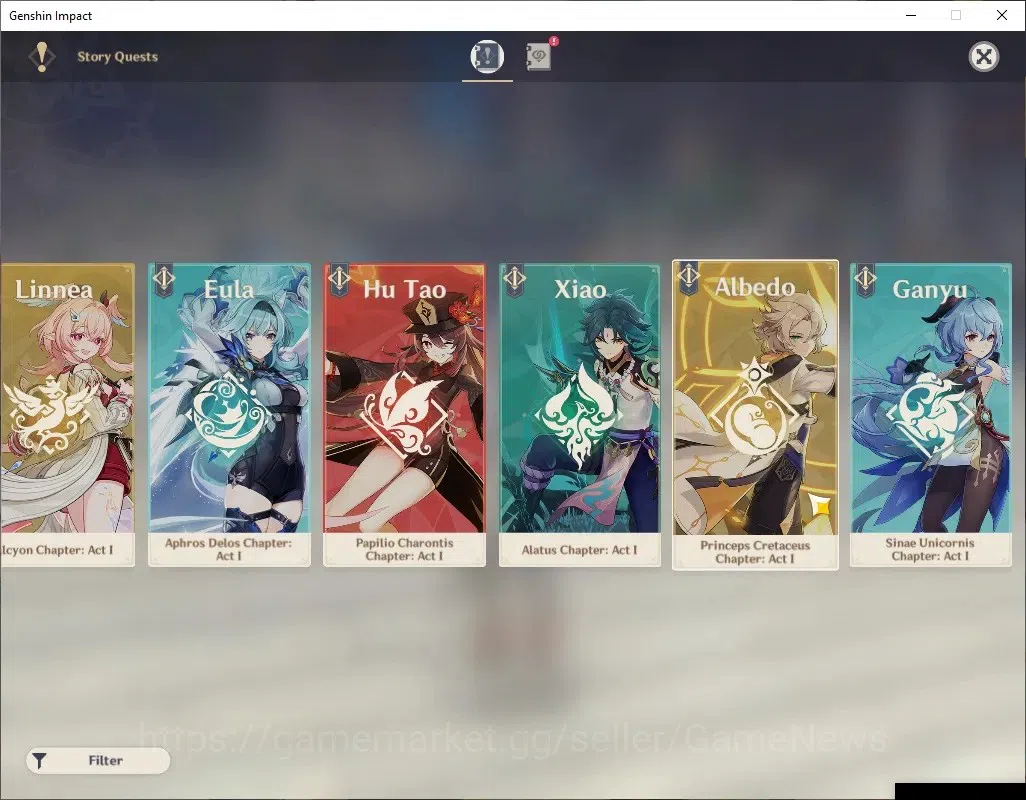 Genshin Impact Accounts ASIA|AR 55|8 Limited+6(*5Weapon)|[ArlecchinoC1,Yel image 19