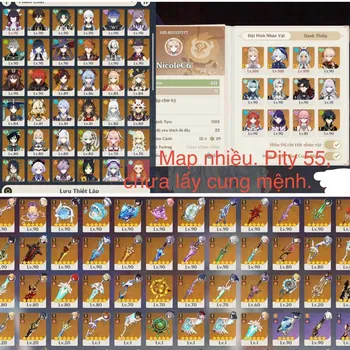 Genshin Impact Accounts Others Asia | AR 60 Whale | 4 C6 Nicole Furina Mualani Kazuha C6 Columbina Zibai Linnea Flins Durin