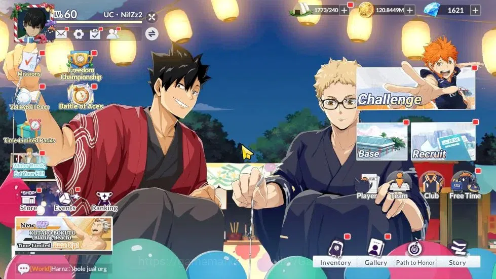HAIKYU!! FLY HIGH Accounts SEA Lvl 60|4 SP (Kuroo,Tsukishima,Yu,Hinata)+Memo|6 UR 6