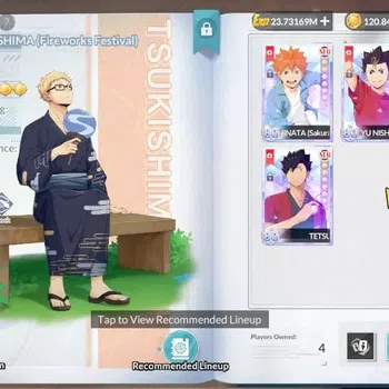 HAIKYU!! FLY HIGH Accounts SEA Lvl 60|4 SP (Kuroo,Tsukishima,Yu,Hinata)+Memo|6 UR