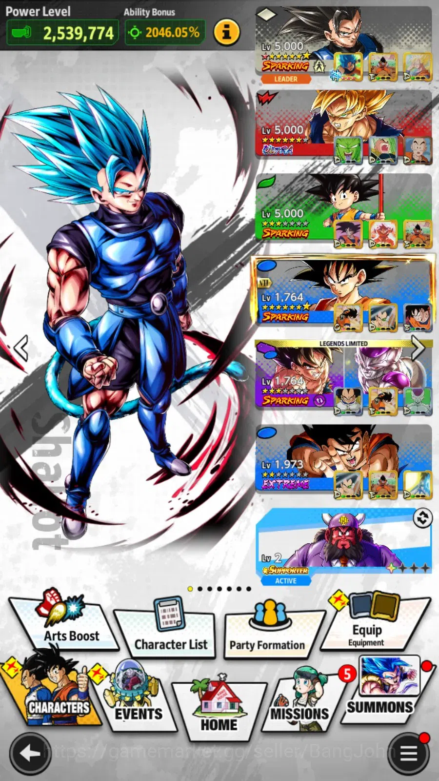 Dragon Ball Legends Accounts Android | Lv 146 | 10M Total Power | 2 UL | UL SS  image 11
