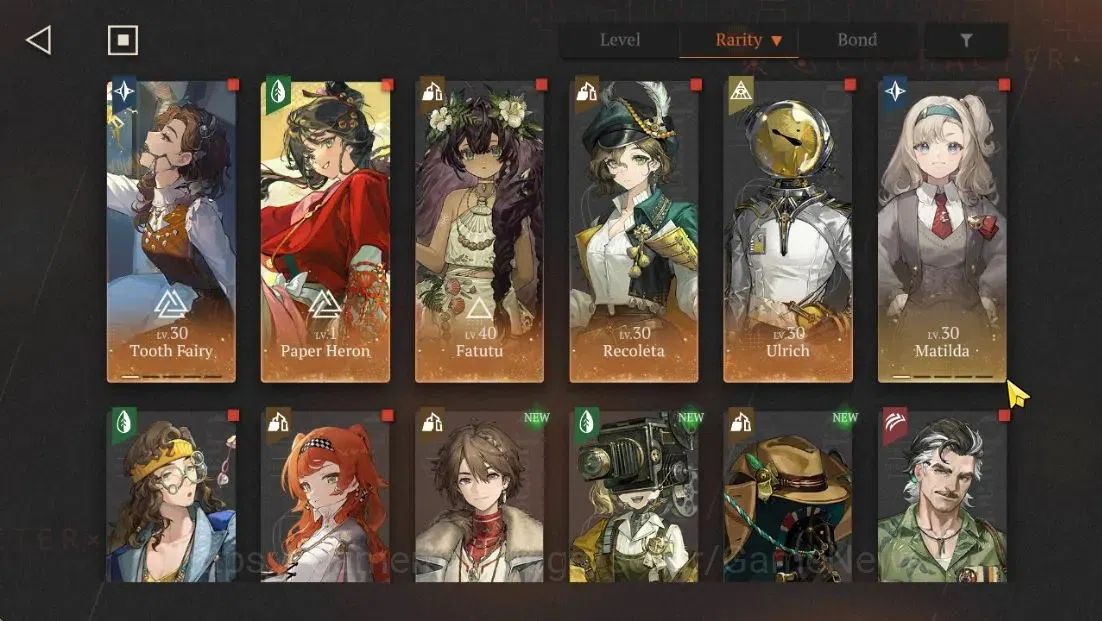 Reverse: 1999 Accounts GLOBAL|Lv38|5(*6Crew)(1Limit)|PaperHeron+psy,Tooth image 3