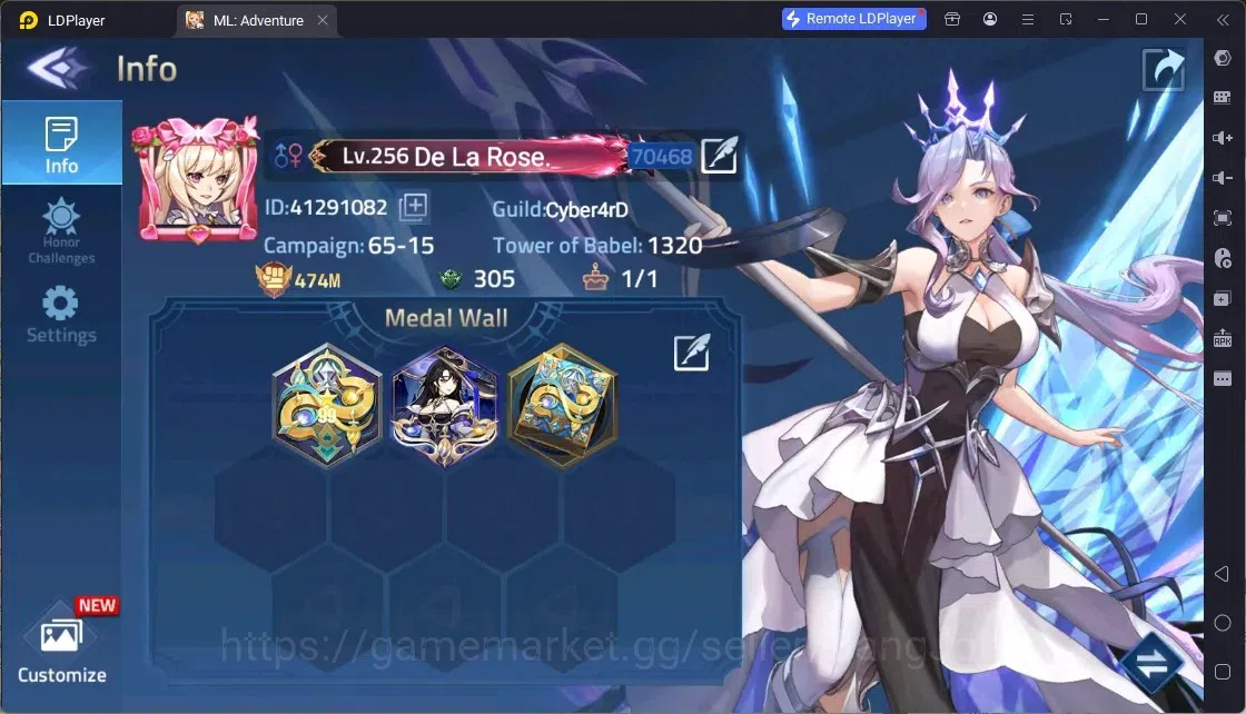 Mobile Legends: Adventure Accounts Global|LV 256|474M Power|Camp 65-15|VIP 10|Hero 267|3 Nexus|45 Awaken|8 UR|4 Epic 1