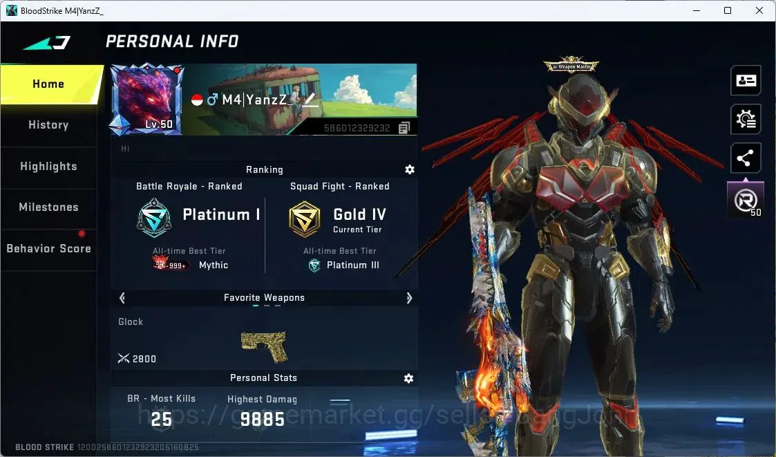 Blood Strike Accounts ASIA | EVO FAL Evolved Draco,BLEACH ETHAN. 1 Colla image 2