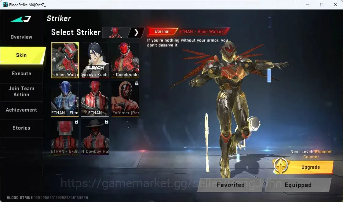 Blood Strike Accounts ASIA | EVO FAL Evolved Draco,BLEACH ETHAN. 1 Colla image 4