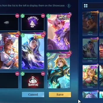 Mobile Legends: Bang Bang Accounts Others Hero 133|Skin 287|KoF Karina,Sanrio Floryn,LBox Eudora,Annual Lesley,Lightborn