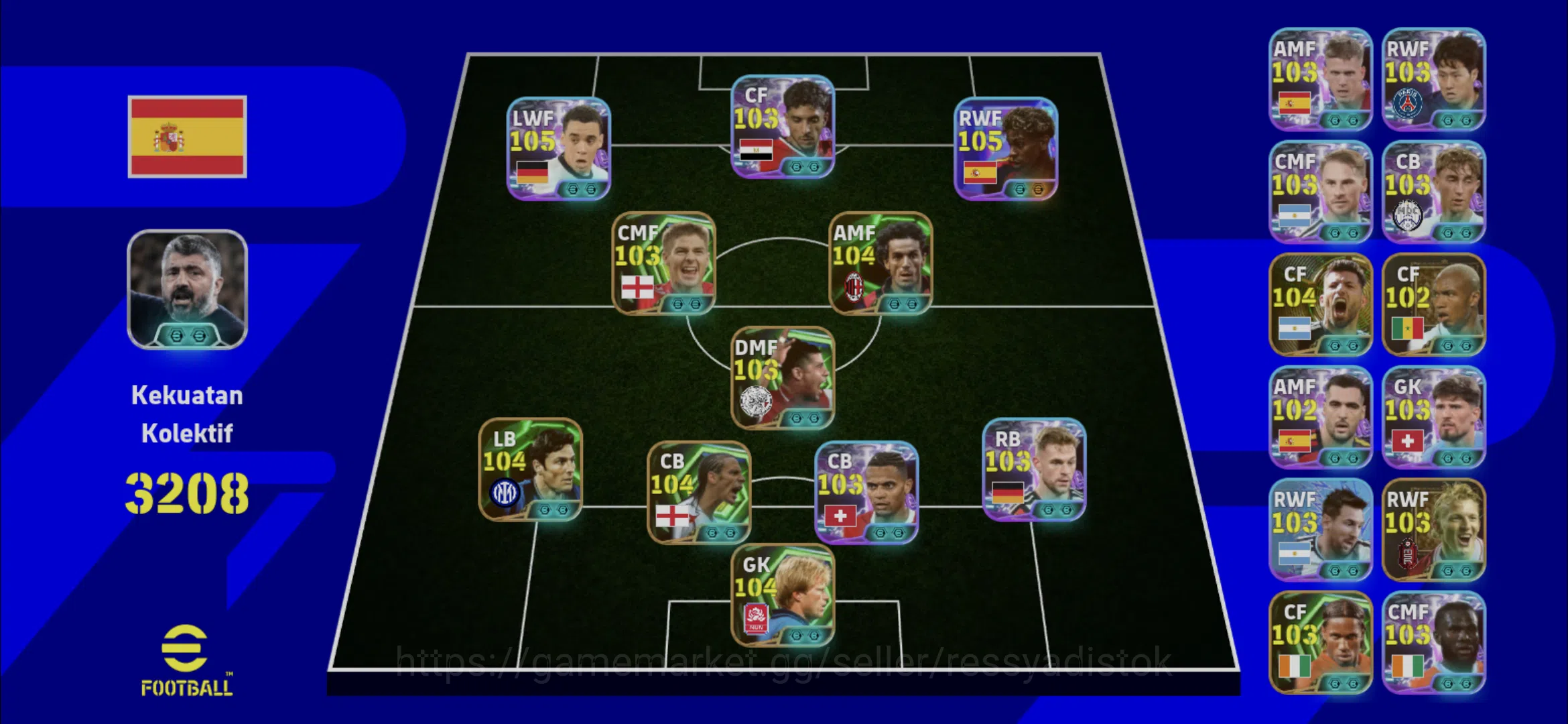 eFootball Accounts Legends & Iconic Players EFOOTBALL 2026 | LAMINE YAMAL NEW CARD,J MUSIALA,O MARMOUSH,ZANETTI,RIO 1